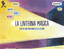 Tablet Screenshot of linterna-magica.org
